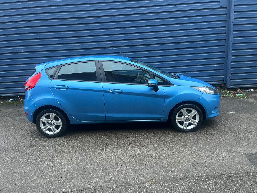 Blue Ford Fiesta