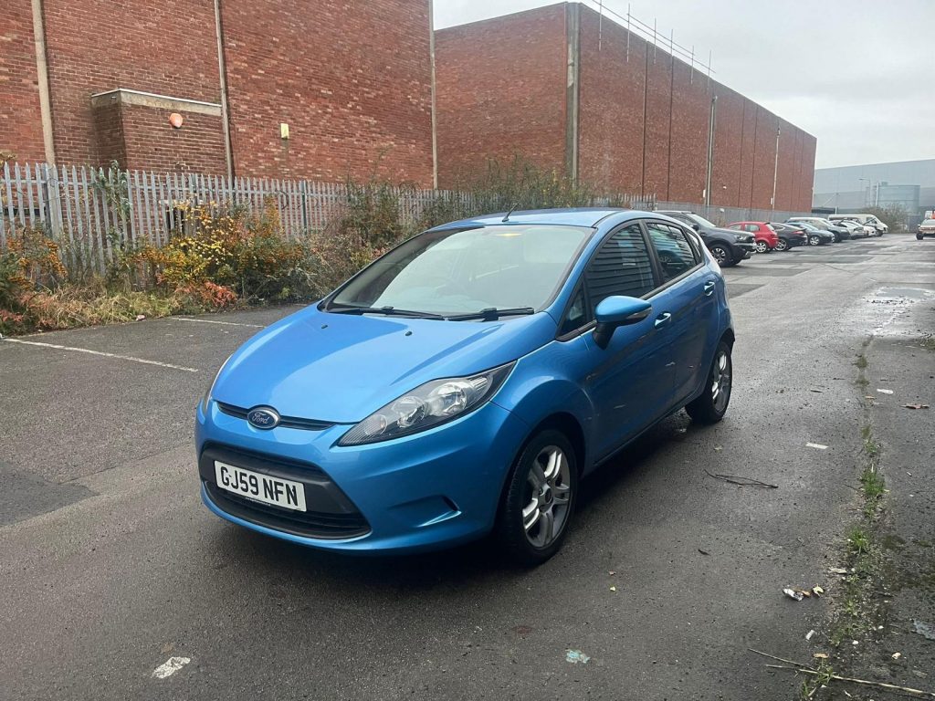 Blue Ford Fiesta